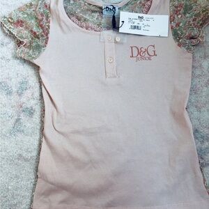 Dolce and gabbana y2k girls top